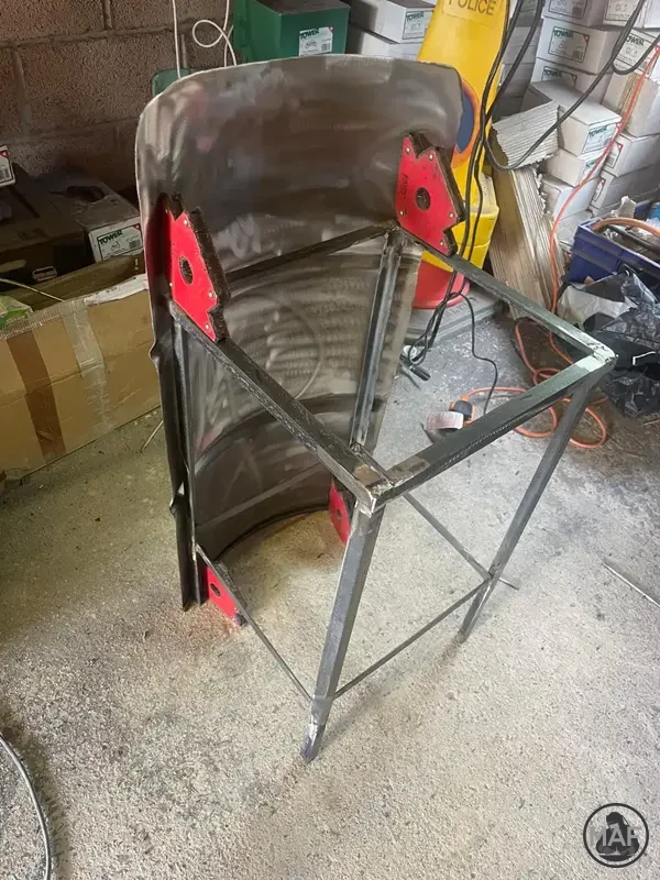 oil barrel frame seven