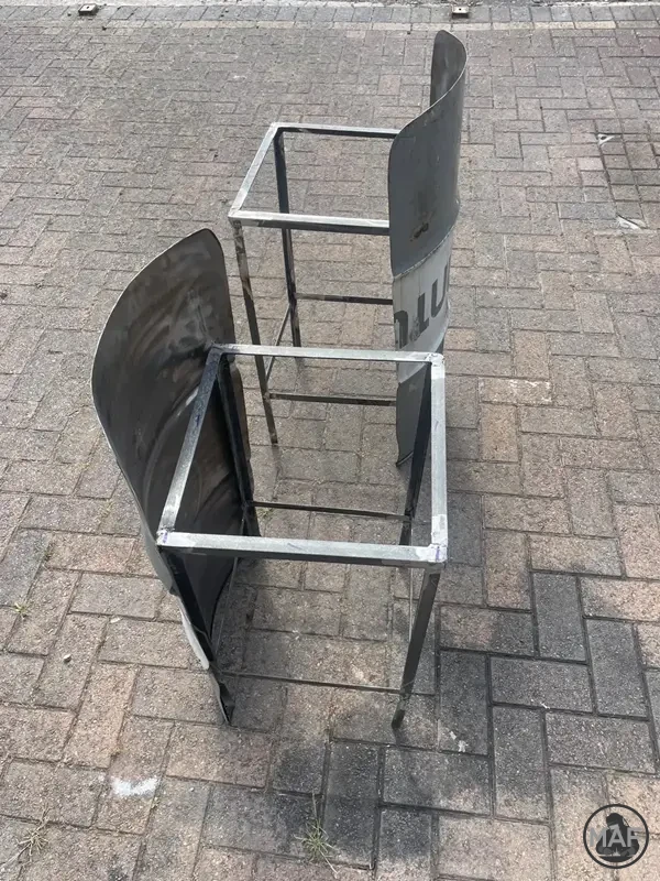 oil barrel frame eight
