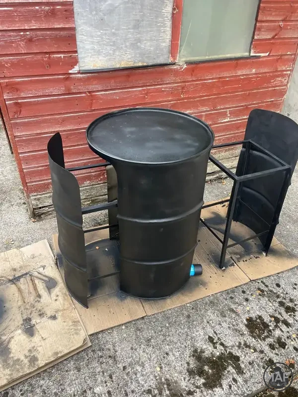 oil barrel frame eleven